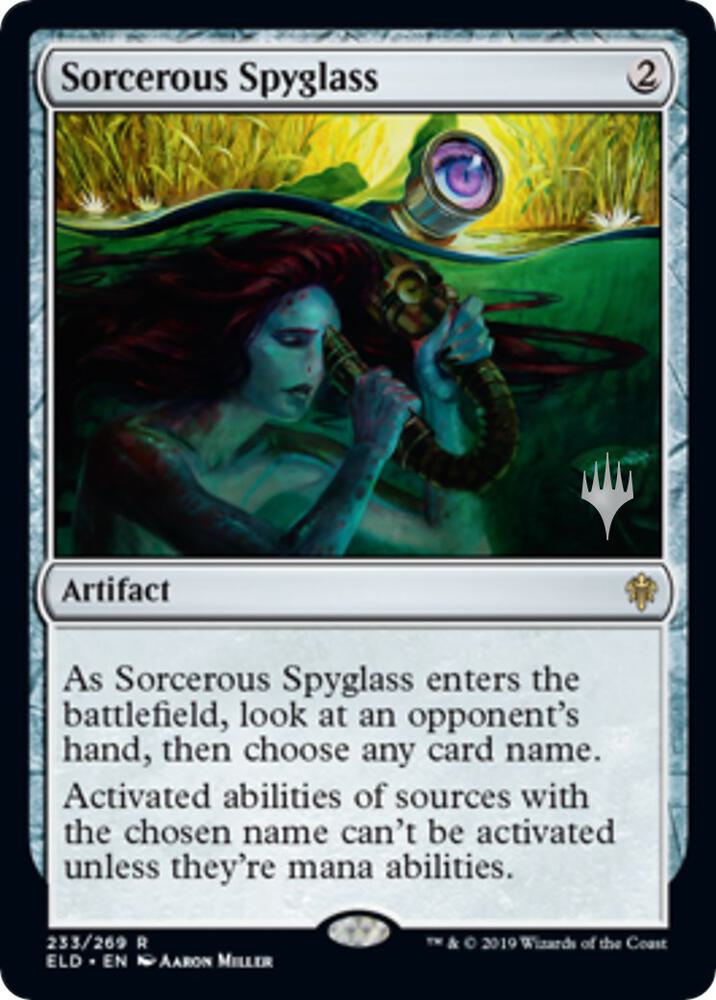Sorcerous Spyglass [Promo Pack: Throne of Eldraine] 233