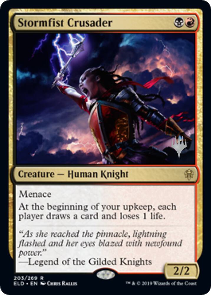 Stormfist Crusader [Promo Pack: Throne of Eldraine] 203