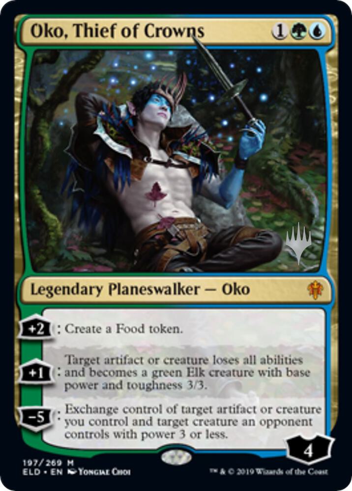 Oko, Thief of Crowns [Promo Pack: Throne of Eldraine] 197