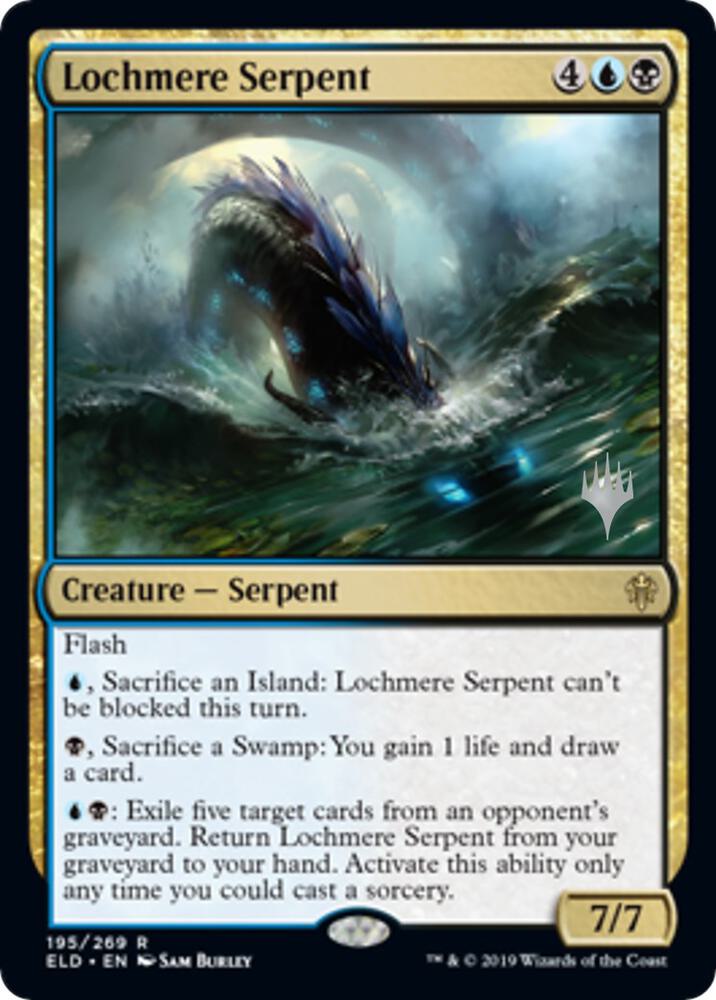 Lochmere Serpent [Promo Pack: Throne of Eldraine] 195