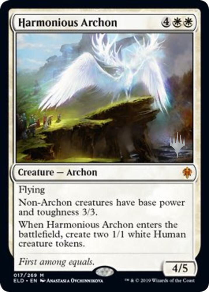 Harmonious Archon [Promo Pack: Throne of Eldraine] 17