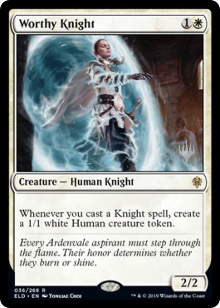 Worthy Knight [Promo Pack: Throne of Eldraine] 36