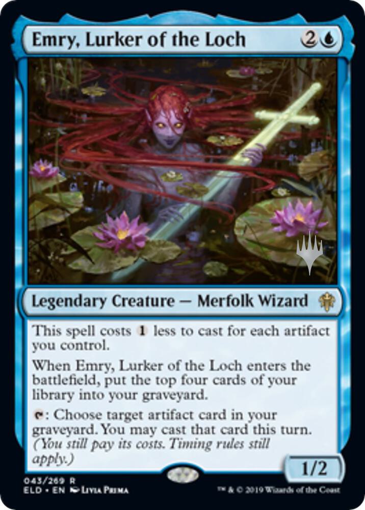 Emry, Lurker of the Loch [Promo Pack: Throne of Eldraine] 43