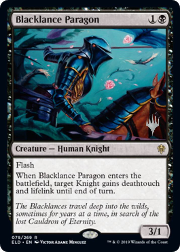 Blacklance Paragon [Promo Pack: Throne of Eldraine] 79
