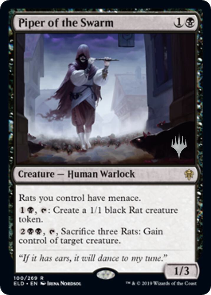 Piper of the Swarm [Promo Pack: Throne of Eldraine] 100