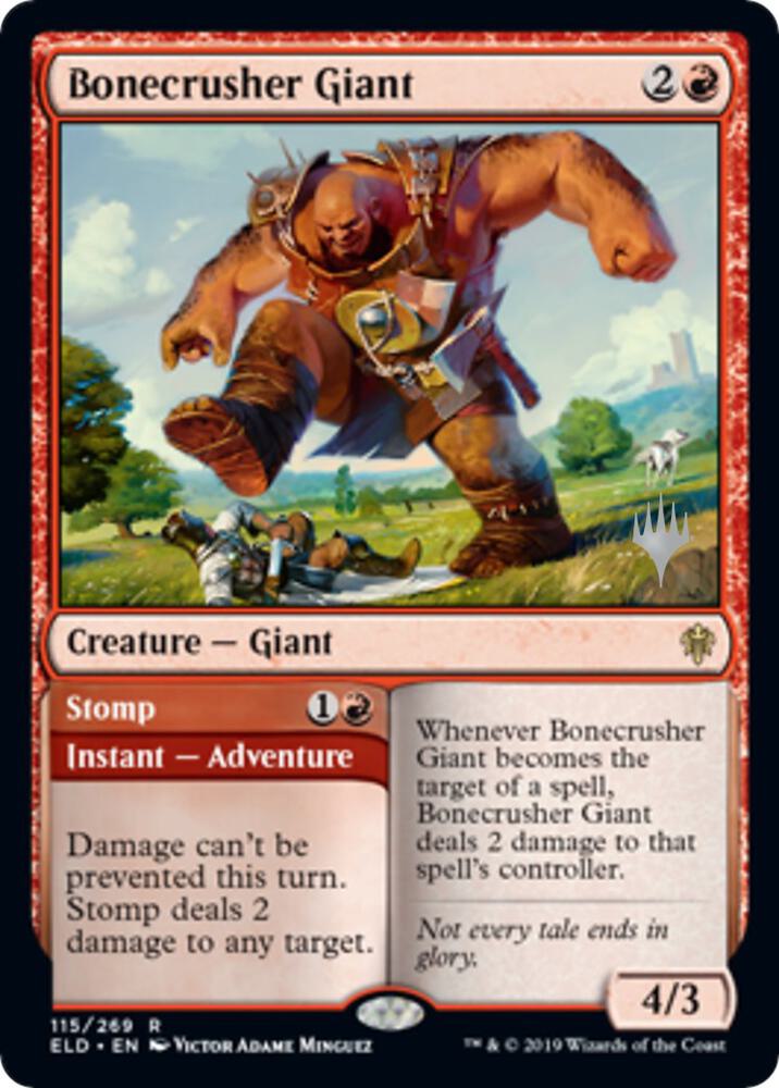 Bonecrusher Giant [Promo Pack: Throne of Eldraine] 115