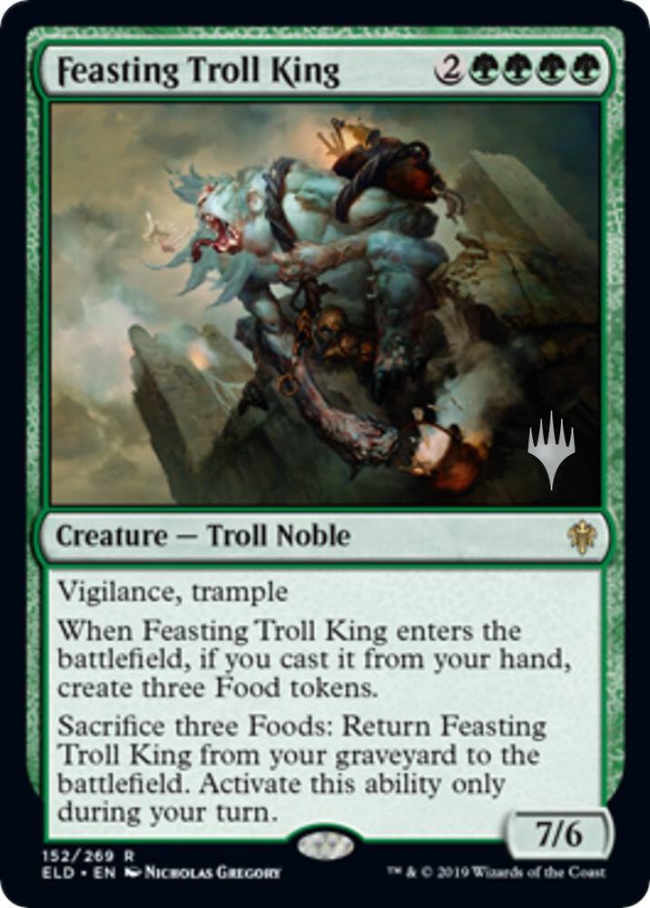 Feasting Troll King [Promo Pack: Throne of Eldraine] 152