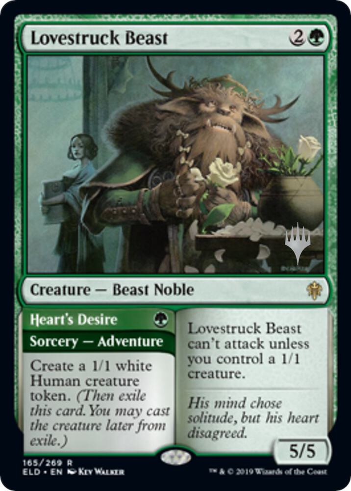 Lovestruck Beast [Promo Pack: Throne of Eldraine] 165