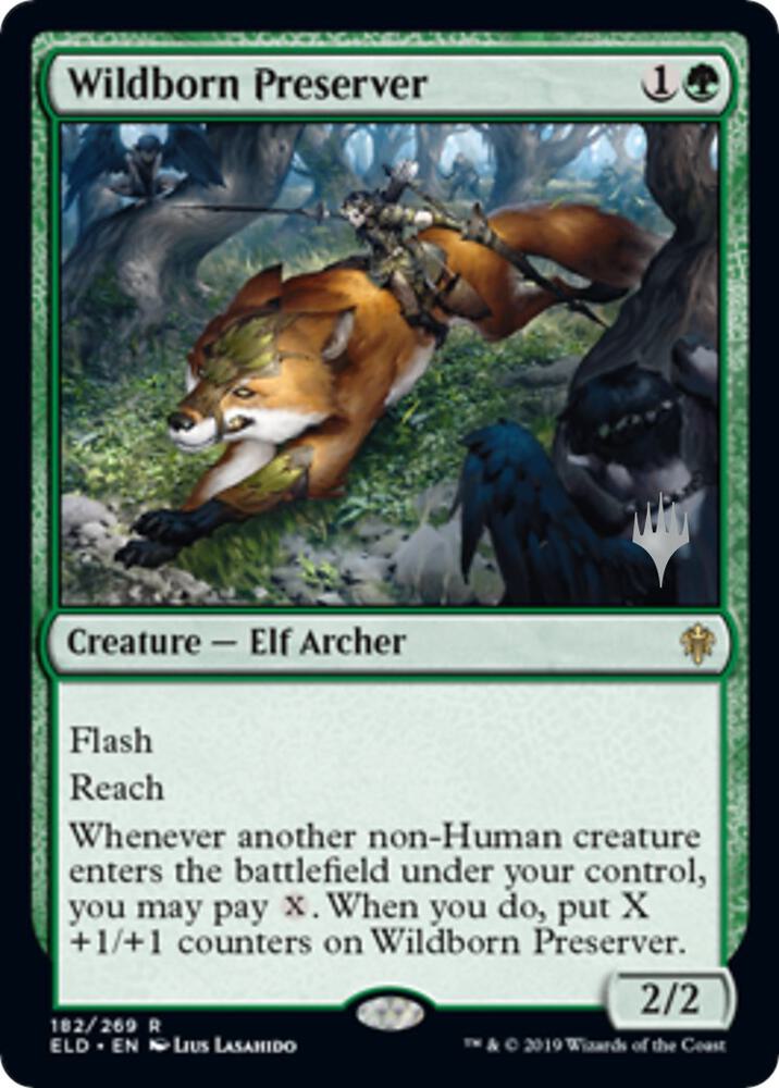 Wildborn Preserver [Promo Pack: Throne of Eldraine] 182