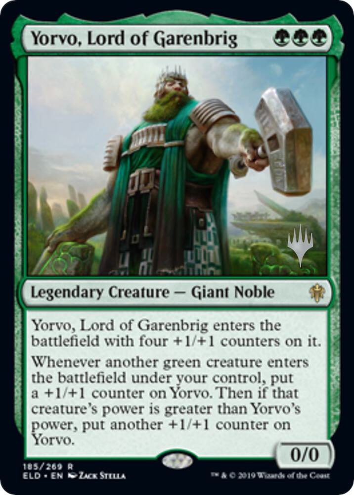 Yorvo, Lord of Garenbrig [Promo Pack: Throne of Eldraine] 185