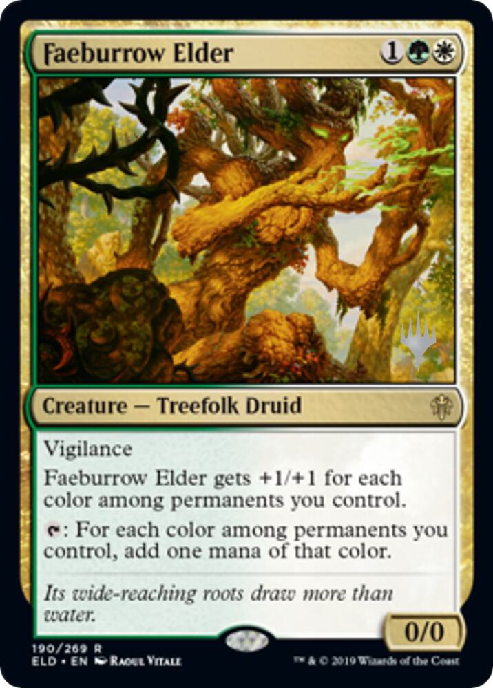 Faeburrow Elder [Promo Pack: Throne of Eldraine] 190