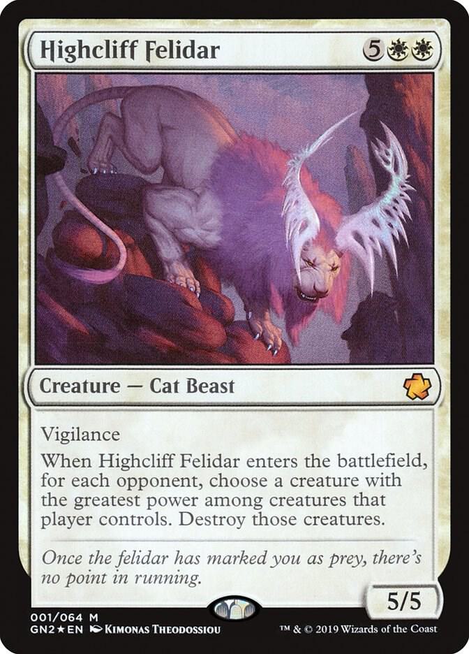 Highcliff Felidar [Magic Game Night 2019] 1