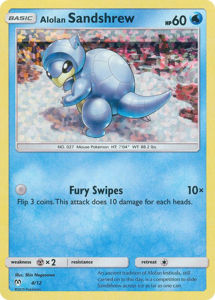 Alolan Sandshrew - 4/12 [McDonald's Promos 2019] 004/012