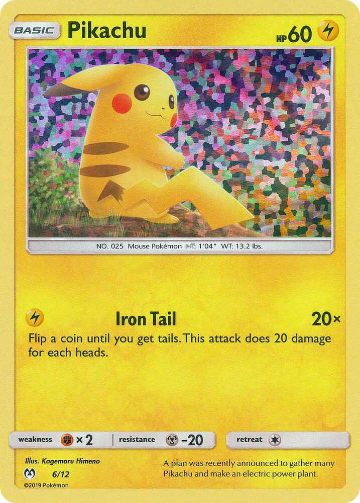 Pikachu - 6/12 [McDonald's Promos 2019] 006/012