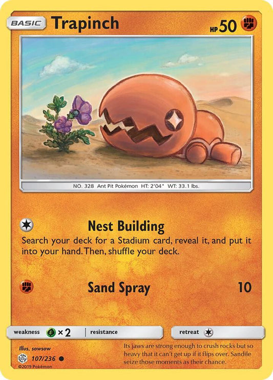 Trapinch - 107/236 [SM - Cosmic Eclipse] 107/236