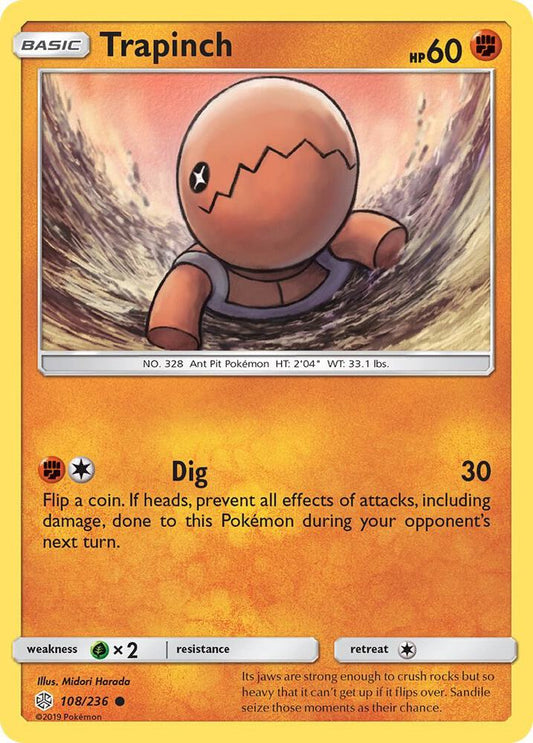 Trapinch - 108/236 [SM - Cosmic Eclipse] 108/236