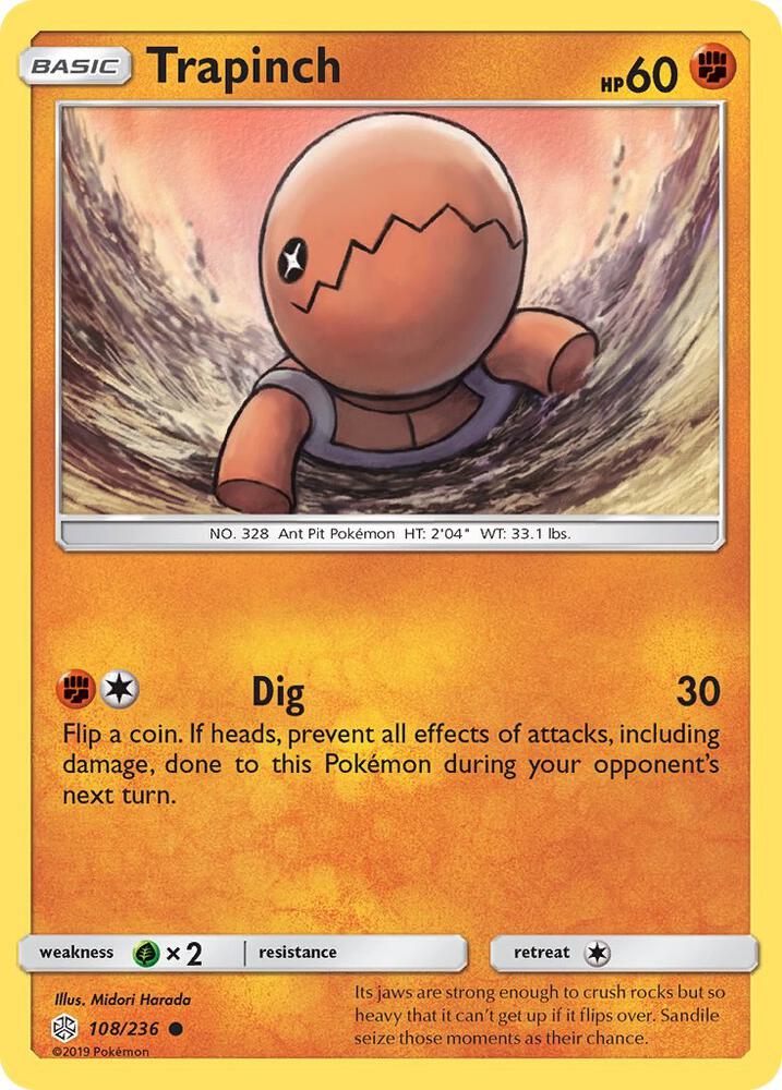 Trapinch - 108/236 [SM - Cosmic Eclipse] 108/236