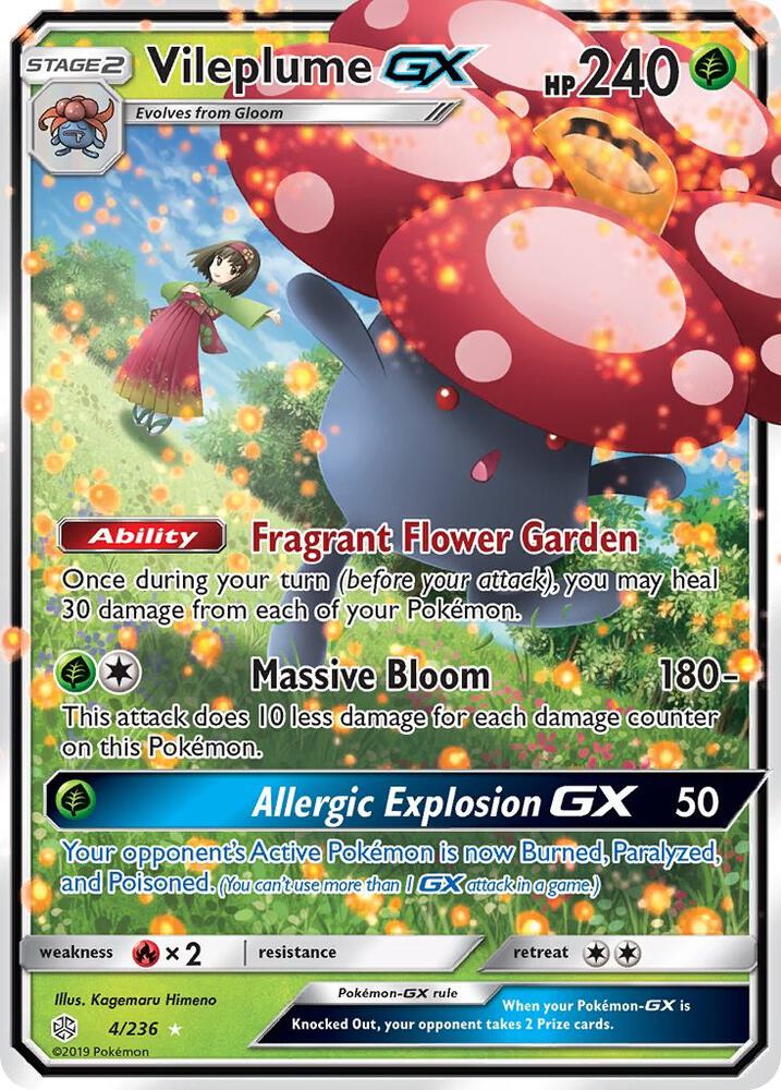 Vileplume GX [SM - Cosmic Eclipse] 4/236