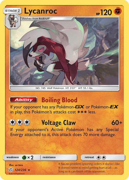 Lycanroc [SM - Cosmic Eclipse] 124/236