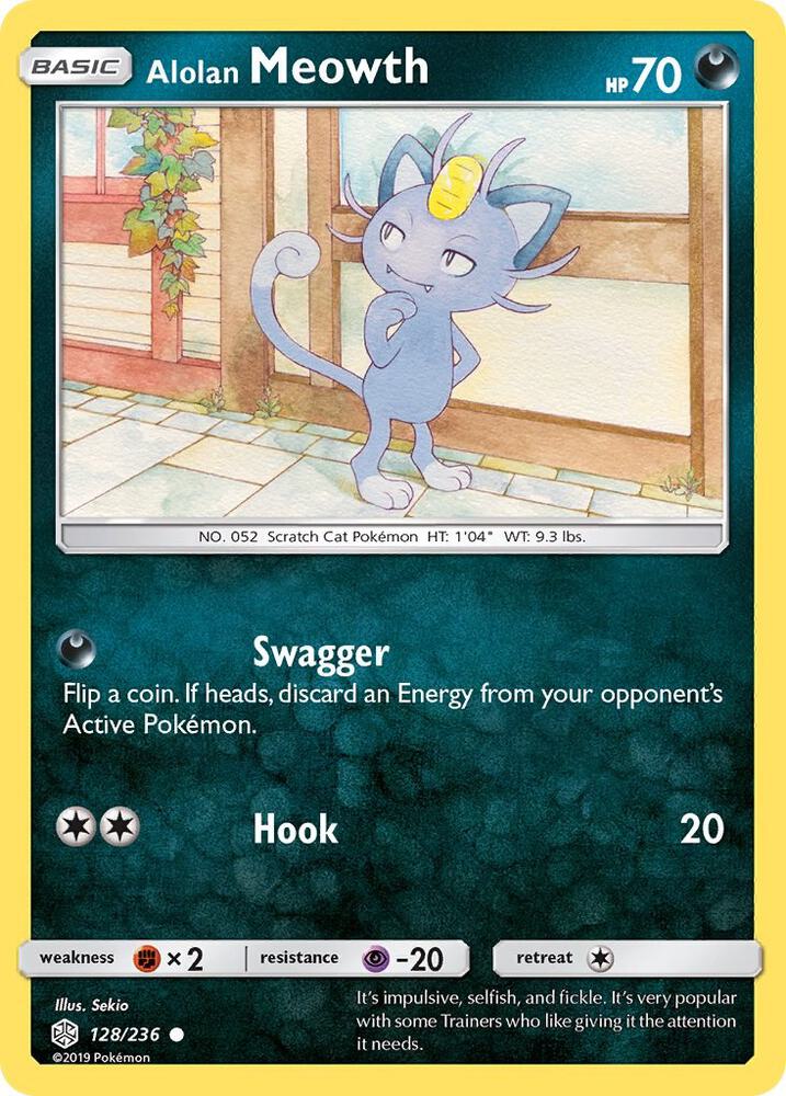 Alolan Meowth [SM - Cosmic Eclipse] 128/236
