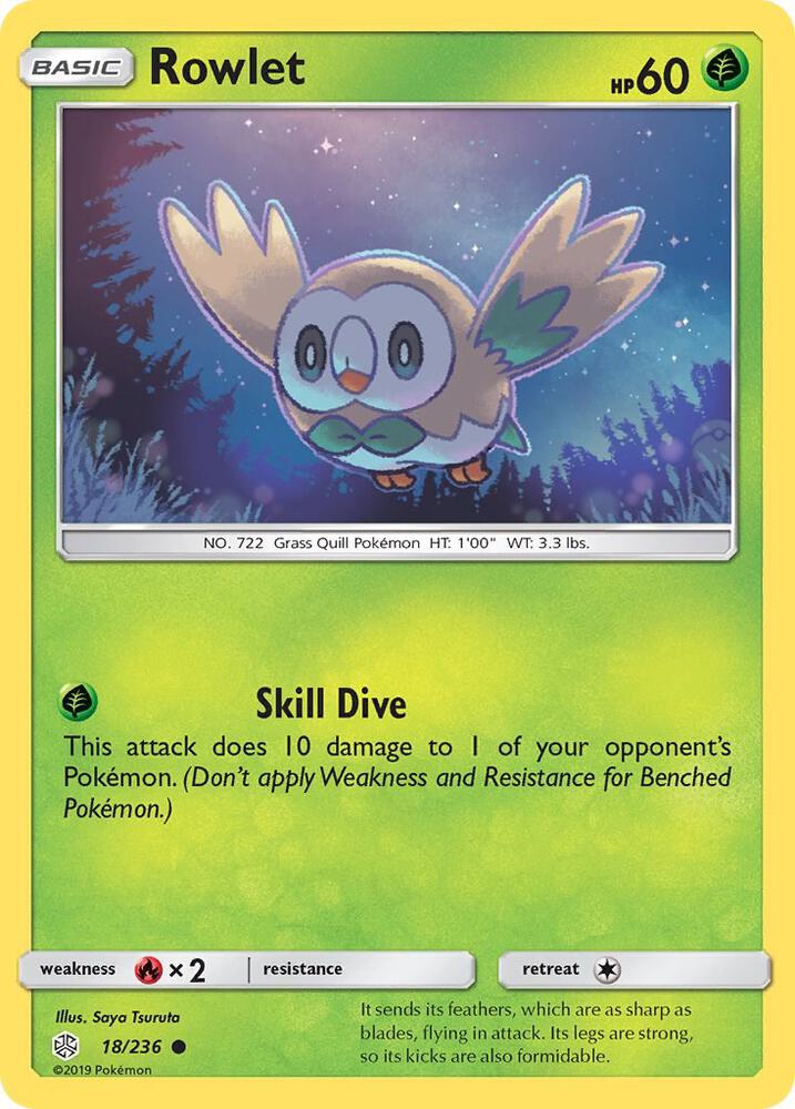 Rowlet - 18/236 [SM - Cosmic Eclipse] 18/236