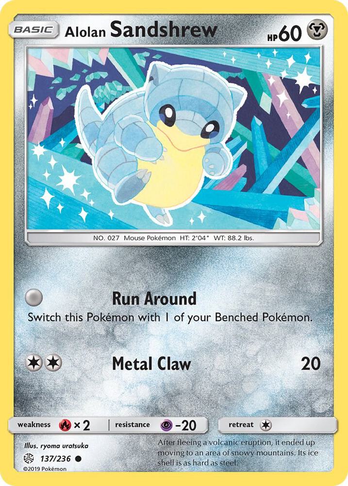 Alolan Sandshrew [SM - Cosmic Eclipse] 137/236