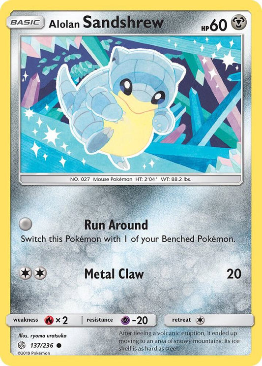 Alolan Sandshrew [SM - Cosmic Eclipse] 137/236