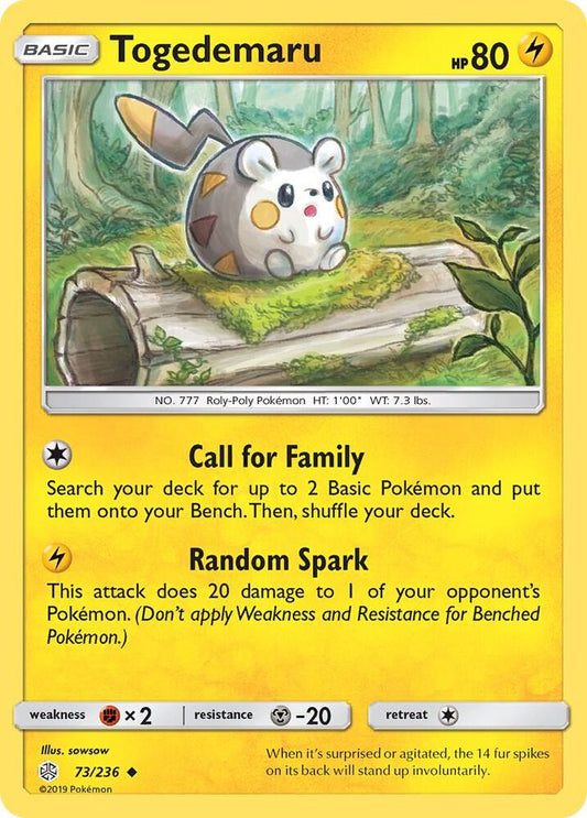 Togedemaru - 73/236 [SM - Cosmic Eclipse] 73/236