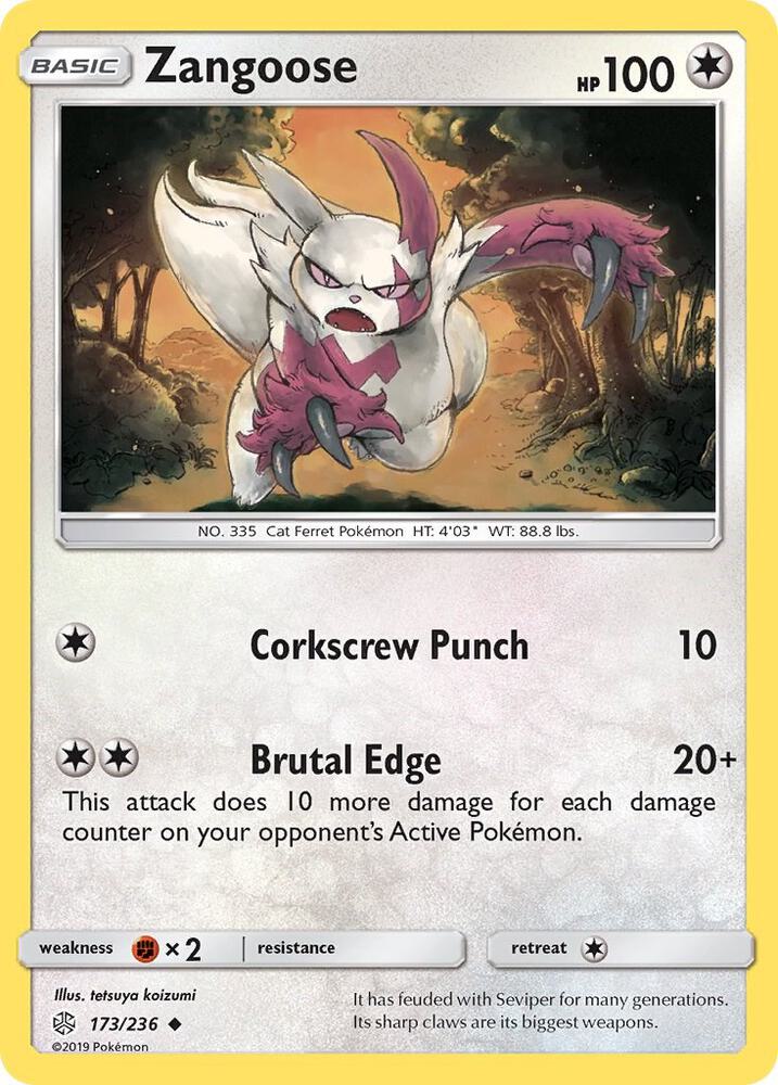 Zangoose [SM - Cosmic Eclipse] 173/236