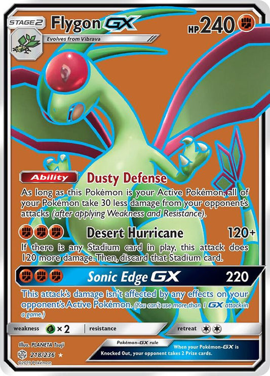 Flygon GX (Full Art) [SM - Cosmic Eclipse] 218/236