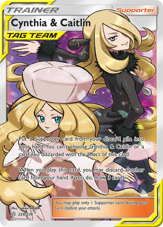 Cynthia & Caitlin (Full Art) [SM - Cosmic Eclipse] 228/236