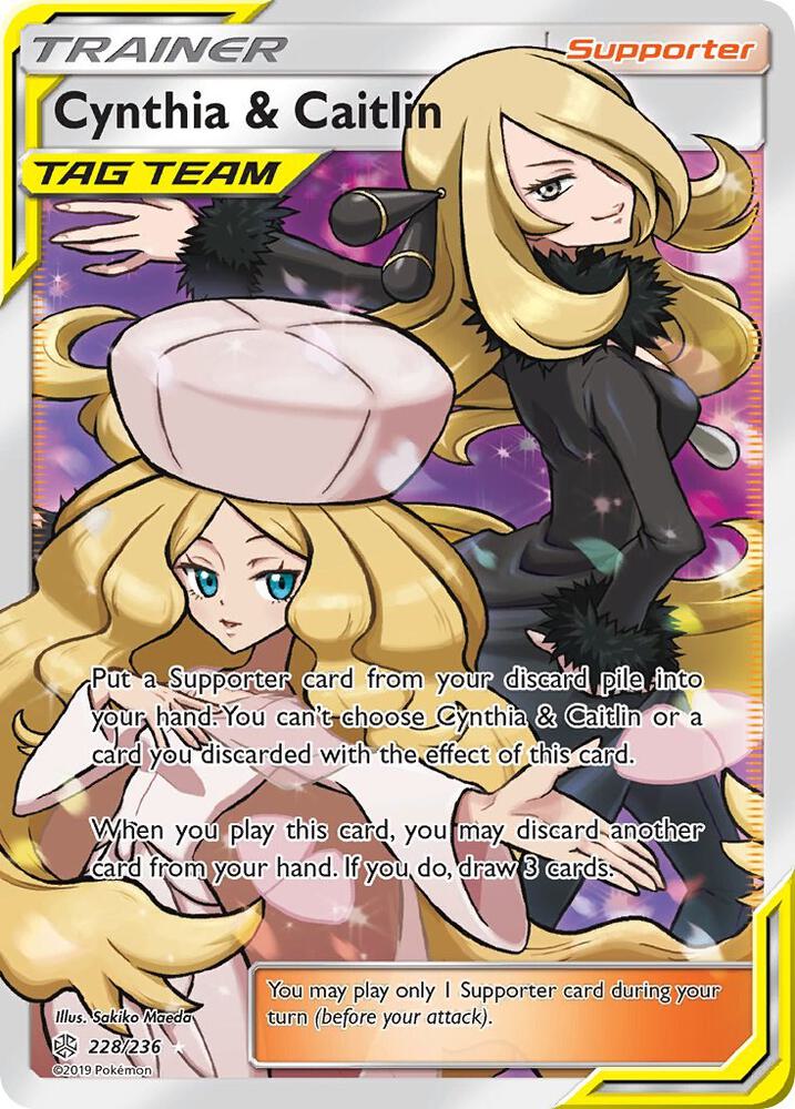 Cynthia & Caitlin (Full Art) [SM - Cosmic Eclipse] 228/236