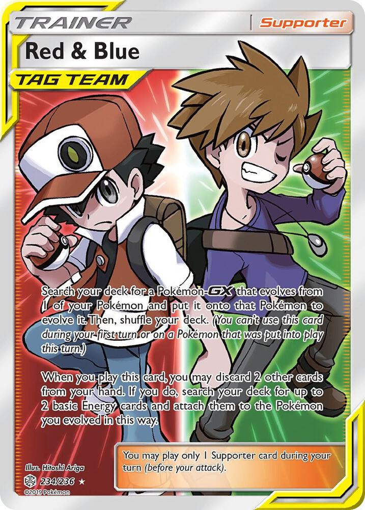 Red & Blue (Full Art) [SM - Cosmic Eclipse] 234/236