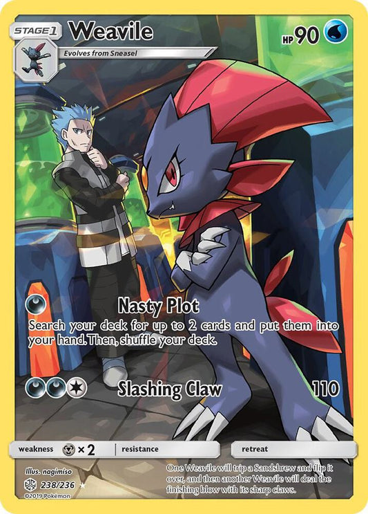 Weavile (Secret) [SM - Cosmic Eclipse] 238/236