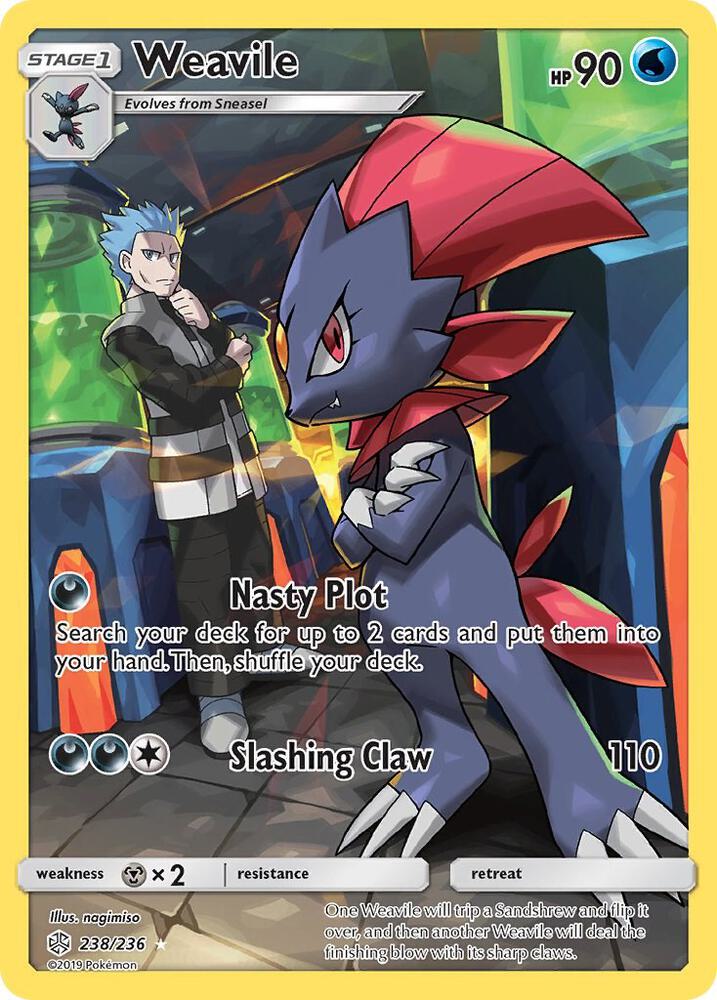 Weavile (Secret) [SM - Cosmic Eclipse] 238/236