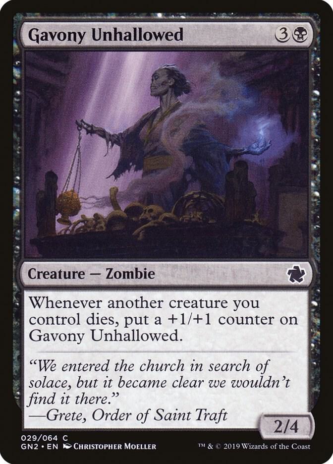 Gavony Unhallowed [Magic Game Night 2019] 29