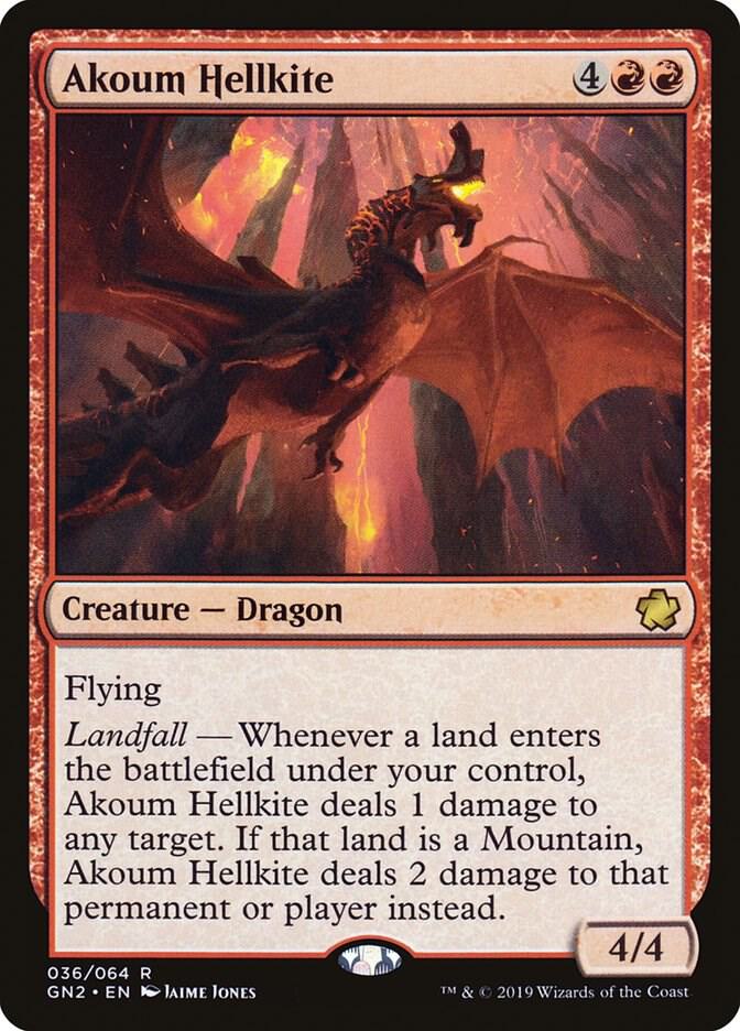 Akoum Hellkite [Magic Game Night 2019] 36