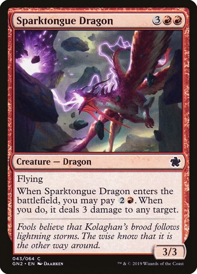 Sparktongue Dragon [Magic Game Night 2019] 43
