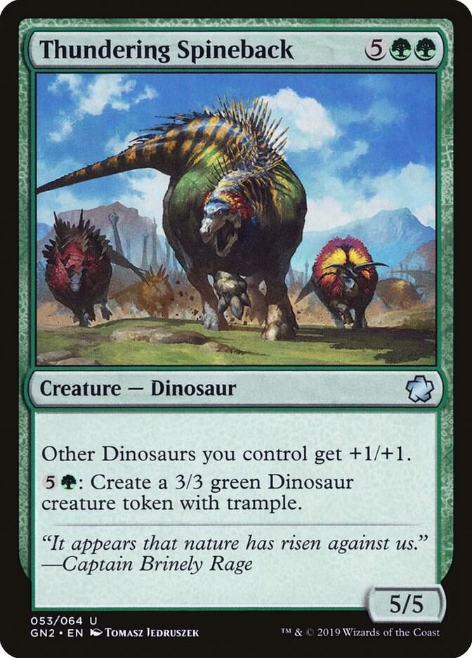 Thundering Spineback [Magic Game Night 2019] 53