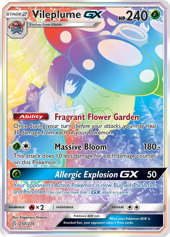 Vileplume GX (Secret) [SM - Cosmic Eclipse] 250/236