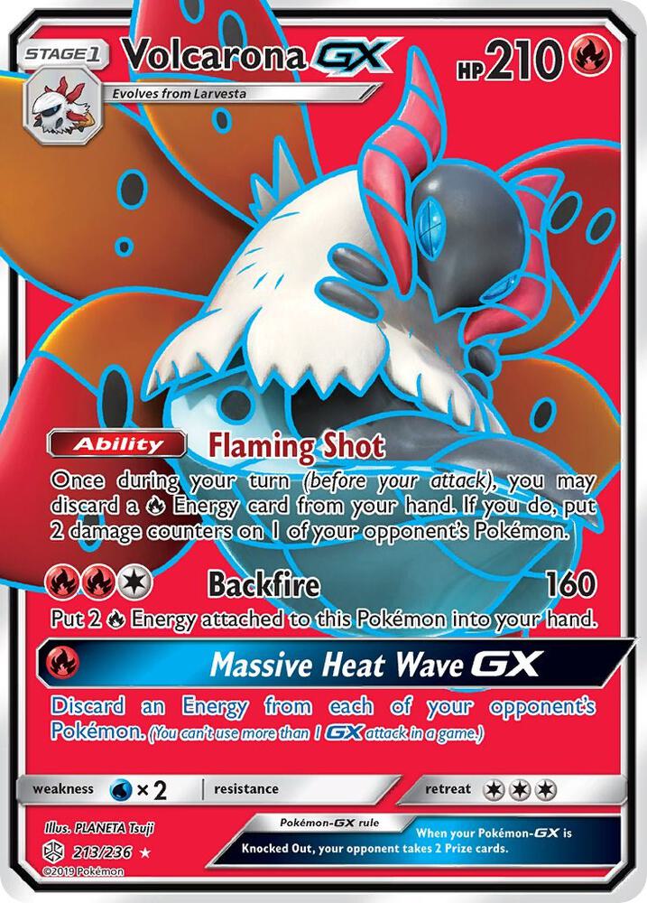 Volcarona GX (Full Art) [SM - Cosmic Eclipse] 213/236