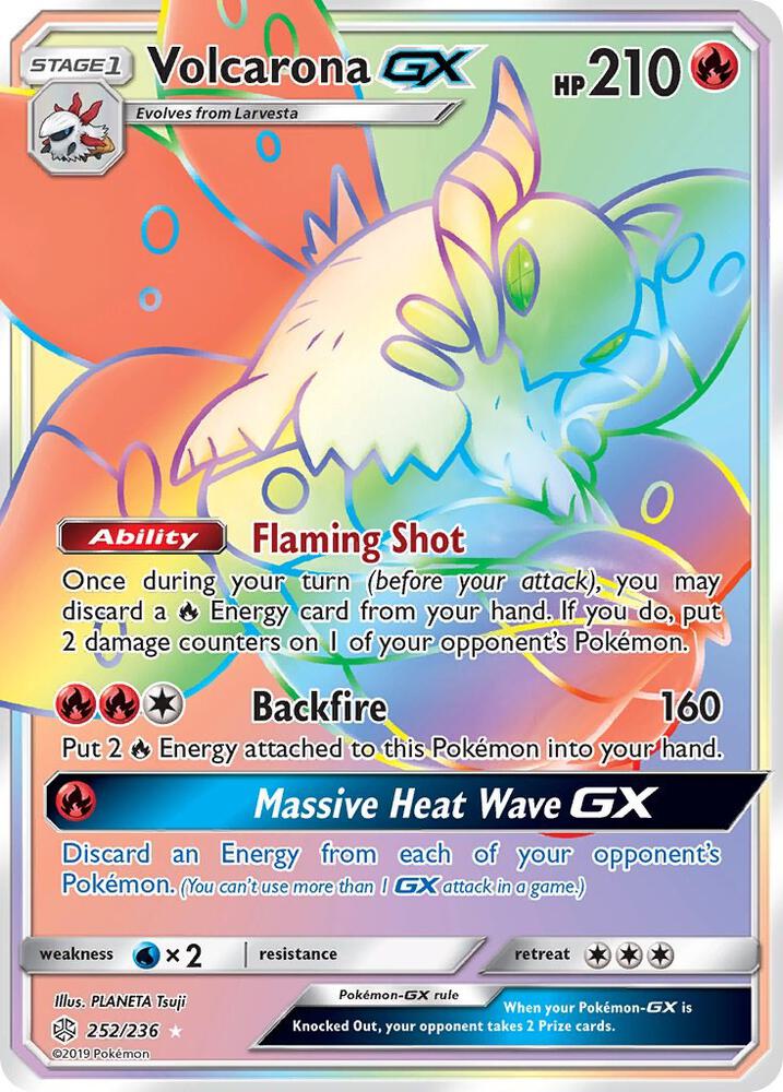 Volcarona GX (Secret) [SM - Cosmic Eclipse] 252/236