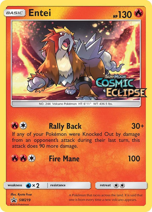 Entei - SM219 (Prerelease) [SM Promos] SM219