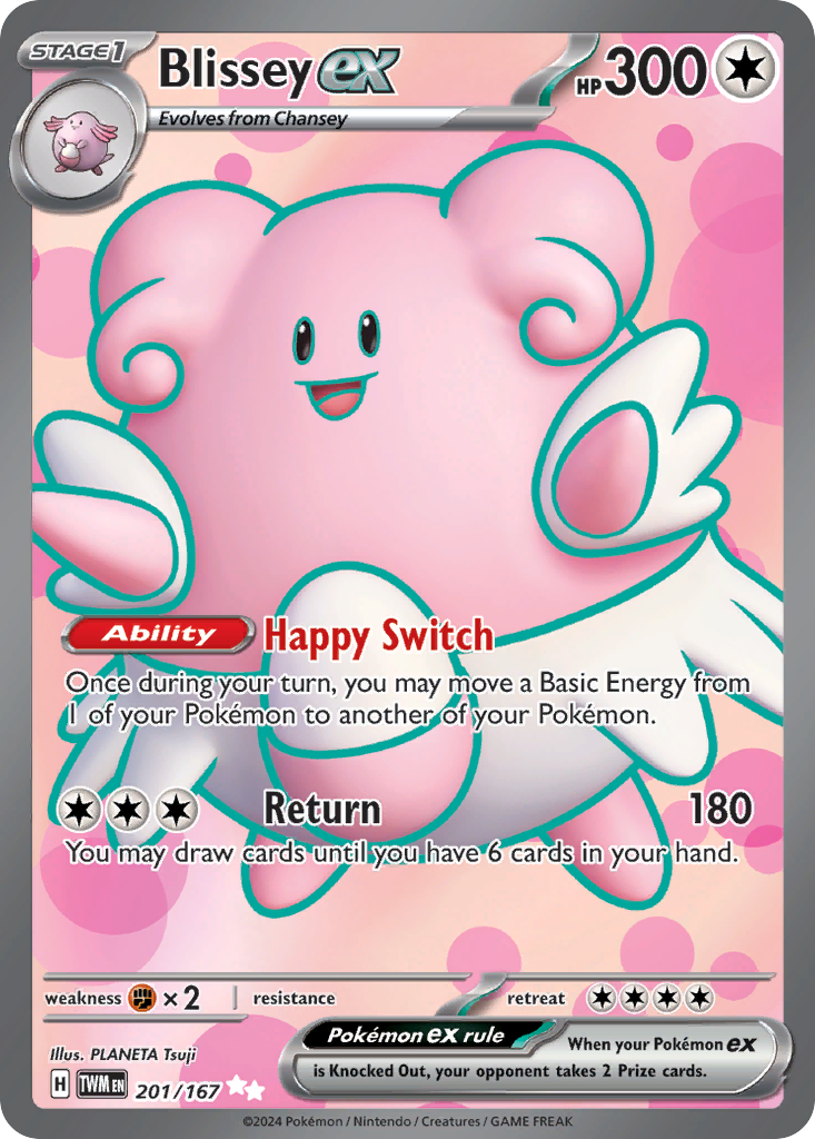 Blissey ex - 201/167 Twilight Masquerade