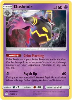 Dusknoir - 85/236 (Prerelease Kit Exclusive) [Deck Exclusives] 085/236