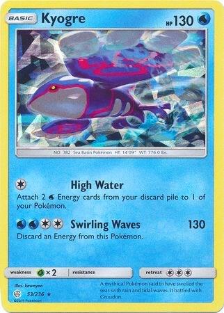 Kyogre - 53/236 (Cracked Ice Holo) [Deck Exclusives] 053/236