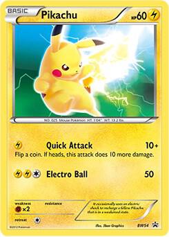 Pikachu - BW54 [Black and White Promos] BW54
