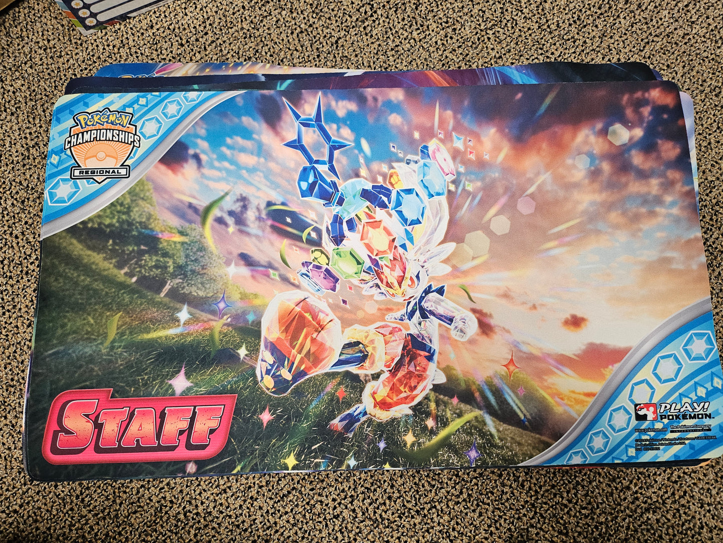 STAFF Cinderace Pokemon Regional Playmat