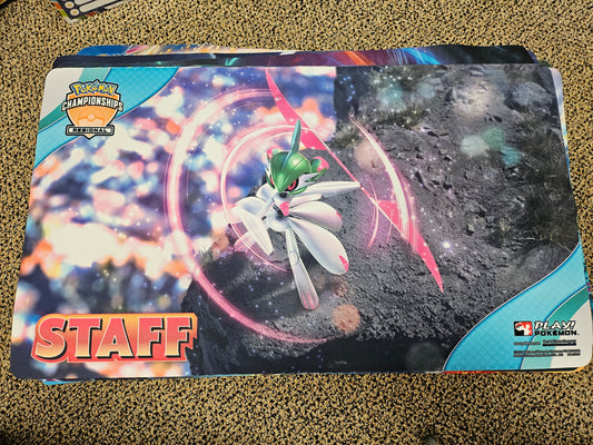 STAFF Iron Valiant Pokemon Regional Playmat