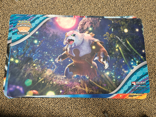 Bloodmoon Ursaluna Pokemon Regional Playmat